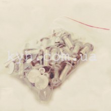 Заклепки гальмівних накладок Богдан, Еталон /кт 48 штук/ (Укр)*  